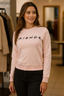 Damen Longsleeve FRIENDS rosa (S)