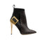 Pandorf Milano™ – I003 Crocodile Gold High-Heel Sock Boot