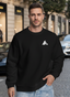 Herren-Pullover mit gesticktem Brustlogo