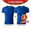 2er-Pack Unisex T-Shirt – Royalblau – 100% Baumwolle