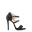 Made in Italia IRIDE – Damen Sandalen mit Cut-Out Design, Schwarz