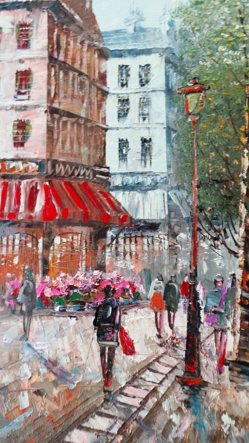 Original Acrylgemälde – Elena Polyakova „Springtime in Paris“ – 50×60 cm Zweitbild