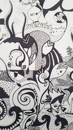 Original Illustration – Leon Sparkes & Deborah Brogden „Oxygen“ – 41,5×28,5 cm