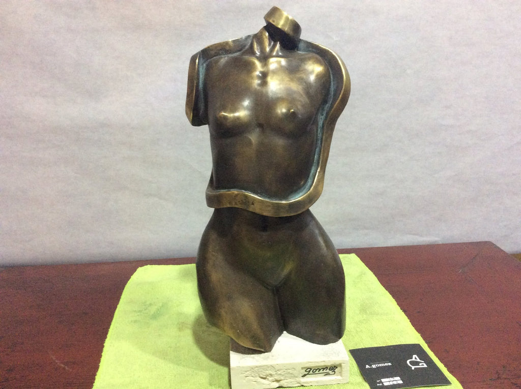 Bronzskulptur – Andres Gomez „Silueta“ – 37×17×15 cm