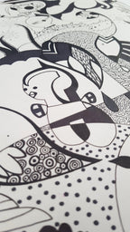 Original Illustration – Leon Sparkes & Deborah Brogden „Oxygen“ – 41,5×28,5 cm