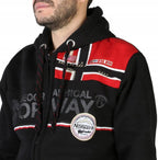 Herren Kapuzenpullover Blau – GEOGRAPHICAL NORWAY