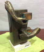 Bronzskulptur – Andrés Gómez „Manos rotas“ – 30×20×15 cm
