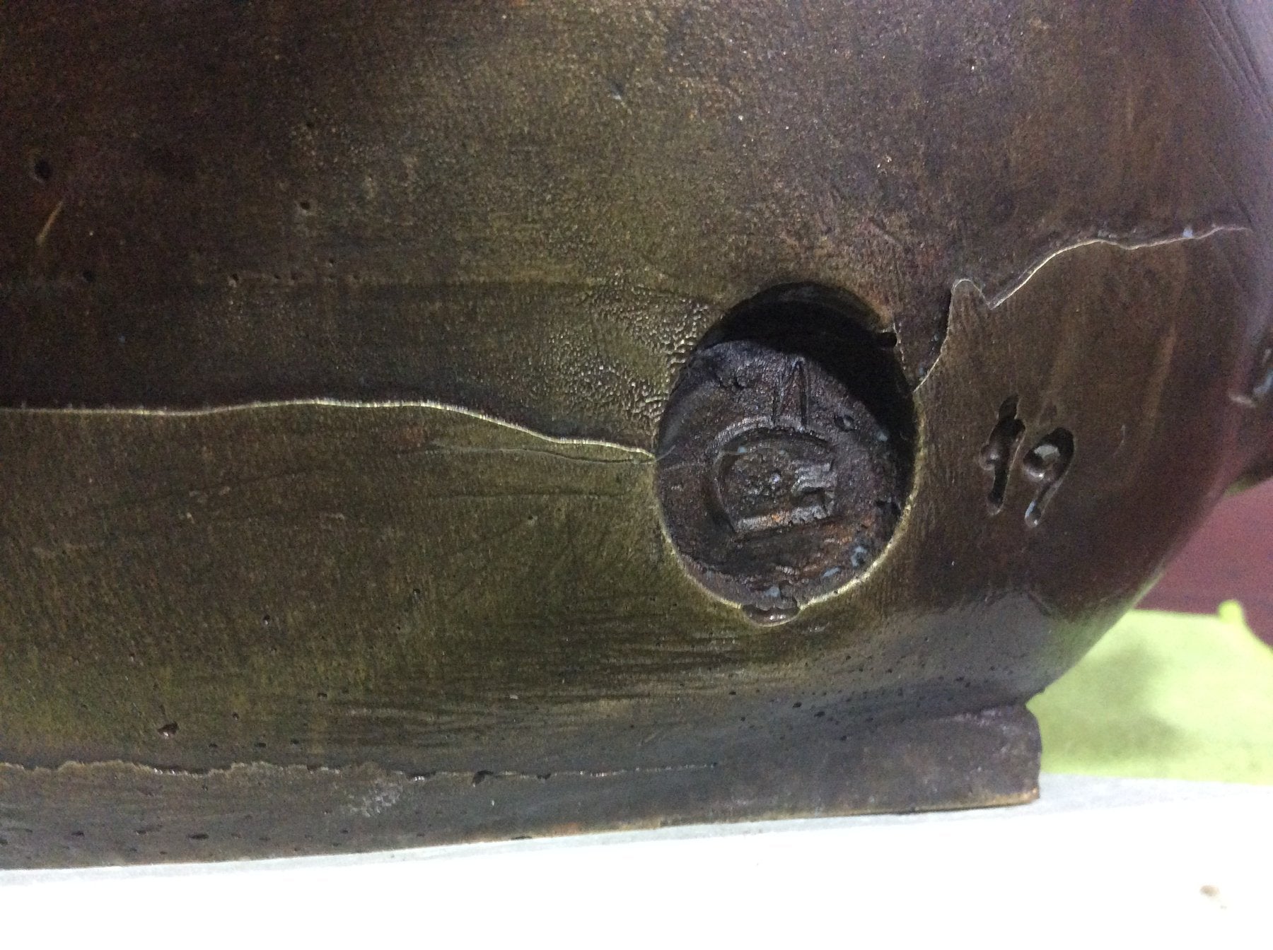 Bronzskulptur – Andrés Gómez „Origenes“ – 30×22×12 cm