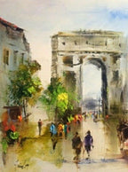 Original Ölgemälde – Alfred Anioł „Paris“ 40×50cm