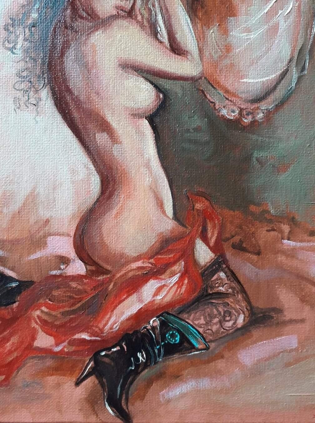 Original Ölgemälde – Maia Siradze „Morning Beauty“ – 29×29 cm