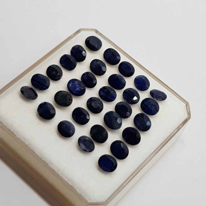 30 Stück Blaue Saphire – 13,25 ct Zweitbild