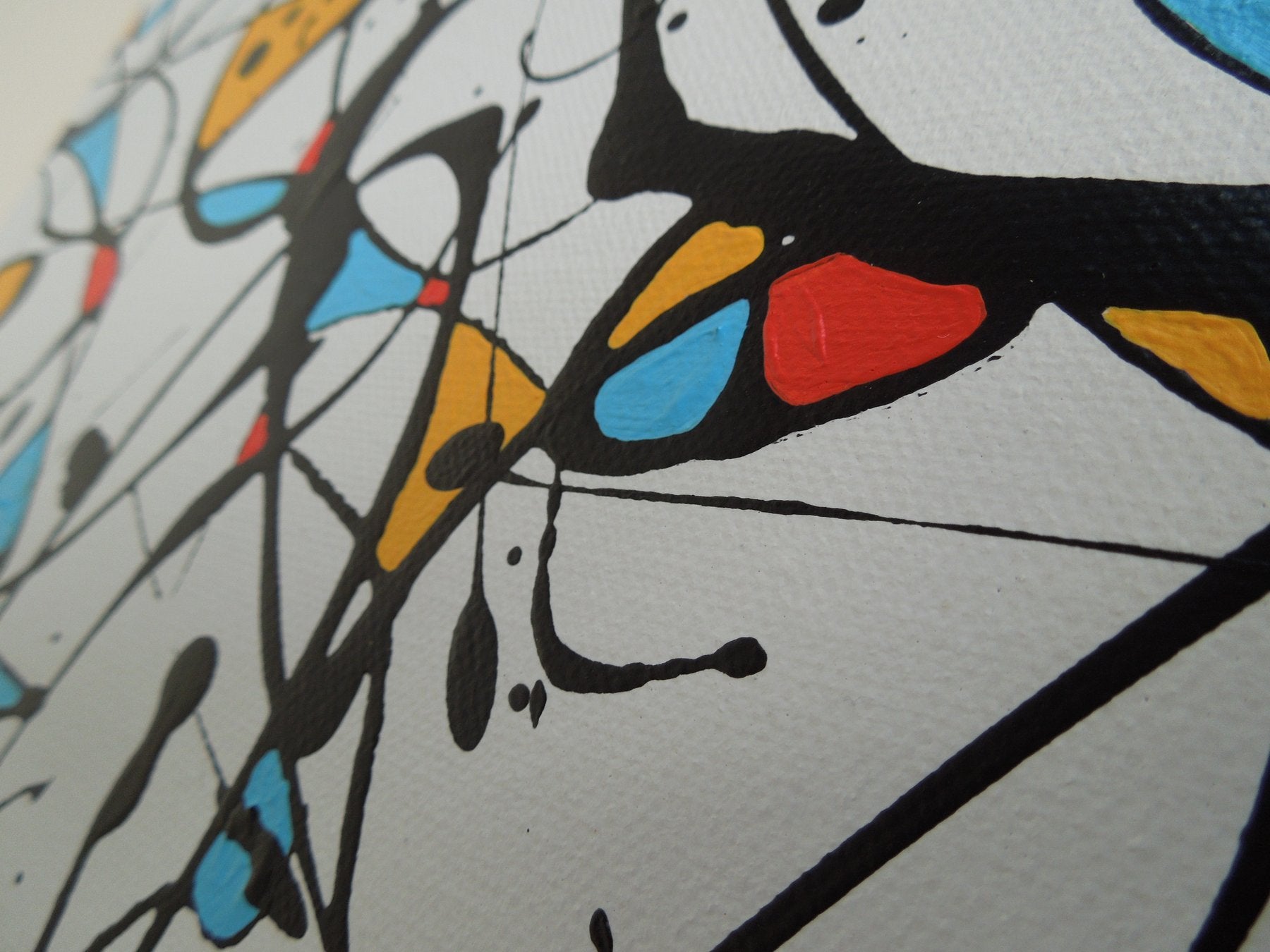 Original Acrylgemälde – Paul M. Kiernan „Data“ 40×40cm Zweitbild