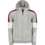 Herren Zip-Hoodie Everlast – Grau mit roten Details