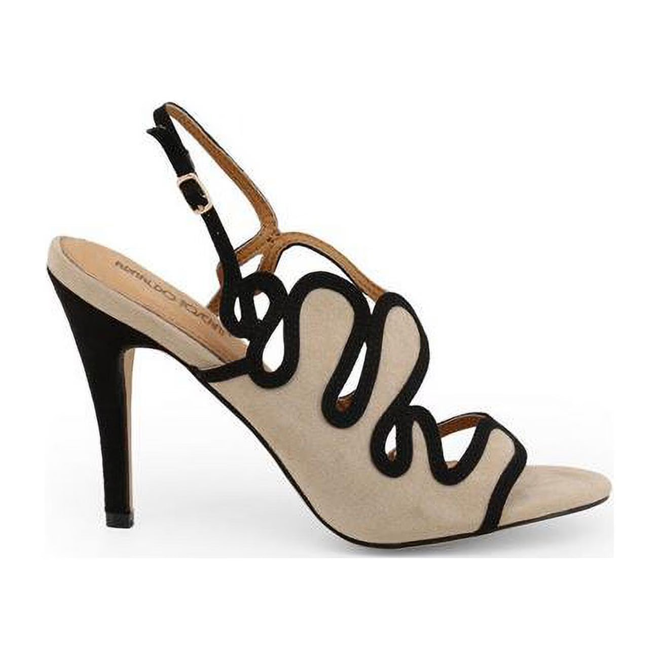 Arnaldo Toscani 1218025 – Damen Sandalen, Beige-Nero Hauptbild