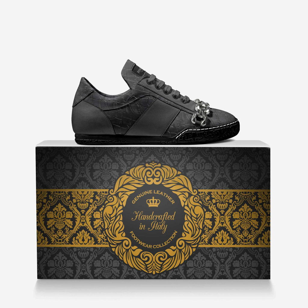 Pandorf Milano™ – Herren-Sneaker aus Leder mit Alligator-Prägung