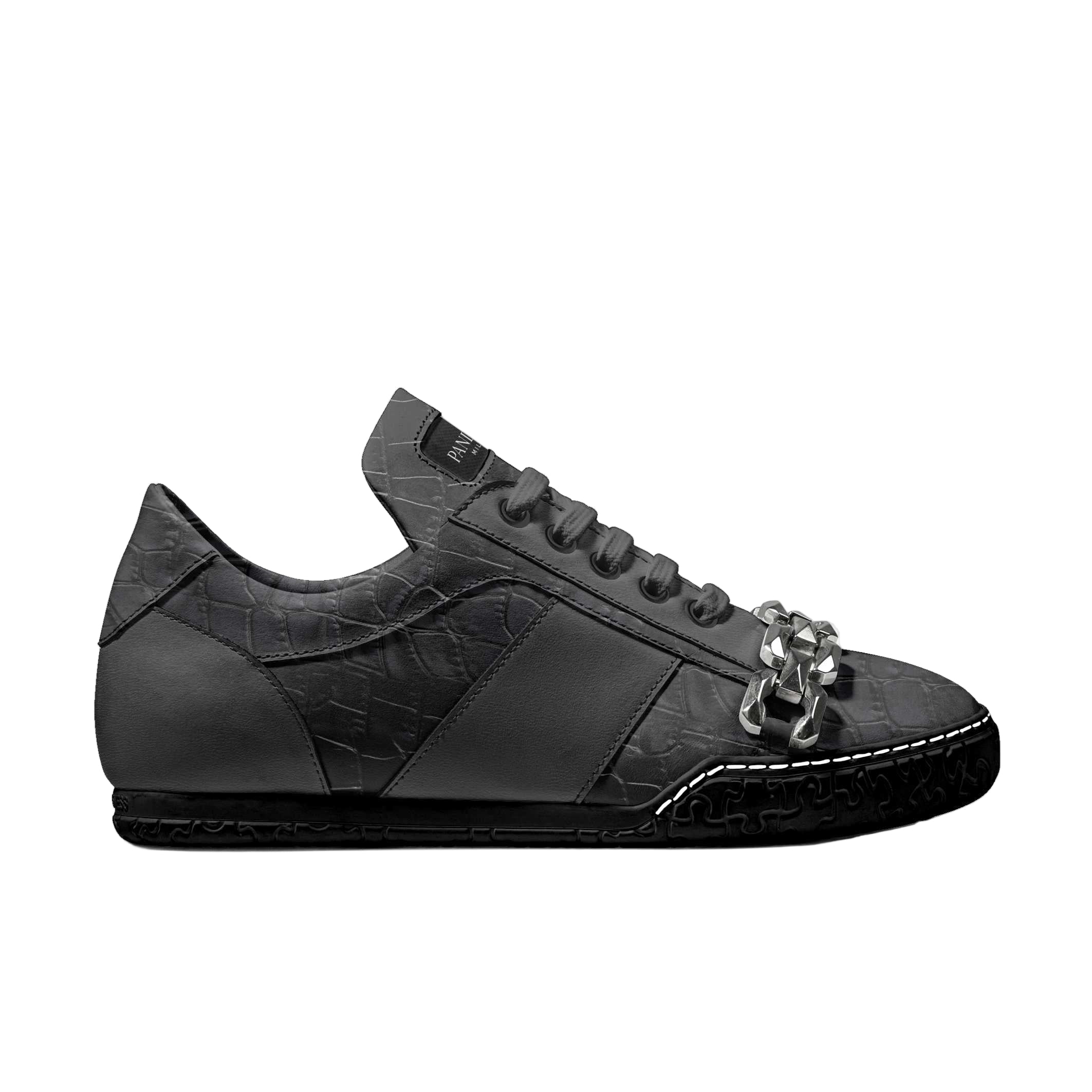 Pandorf Milano™ – Damen Sneaker aus Leder mit Alligator-Prägung Hauptbild