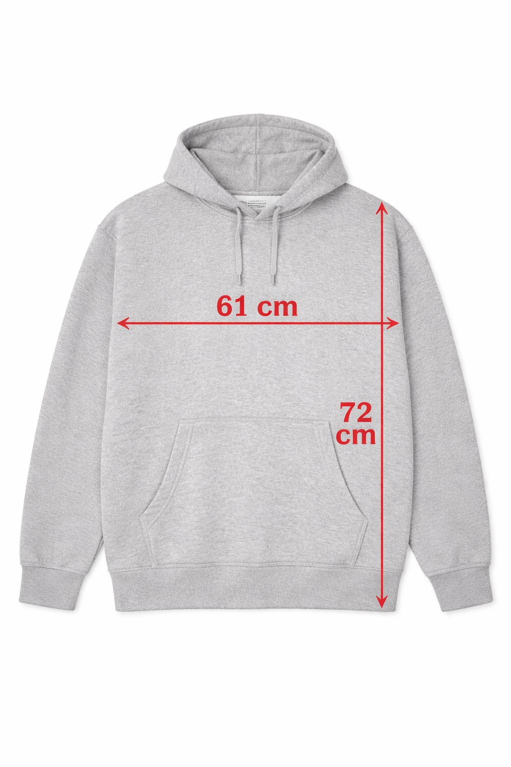 Herren Zip-Hoodie Everlast – Grau mit roten Details