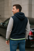 Herren Sweatshirt mit Kapuze (Varsity Style)