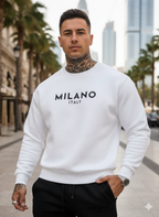 Exklusives MILANO Italy Sweatshirt – Premium-Stickerei auf Bestellung
