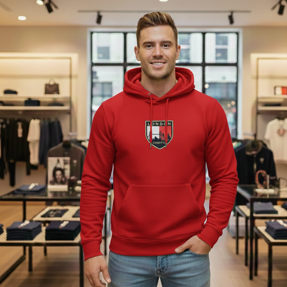 Herren Hoodie mit London-Logo "LONDSTYLE"