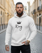 Bestickter Herren Hoodie „King“ – Made to Order