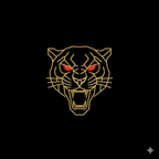 Herren Hoodie – Gestickter Tigerkopf