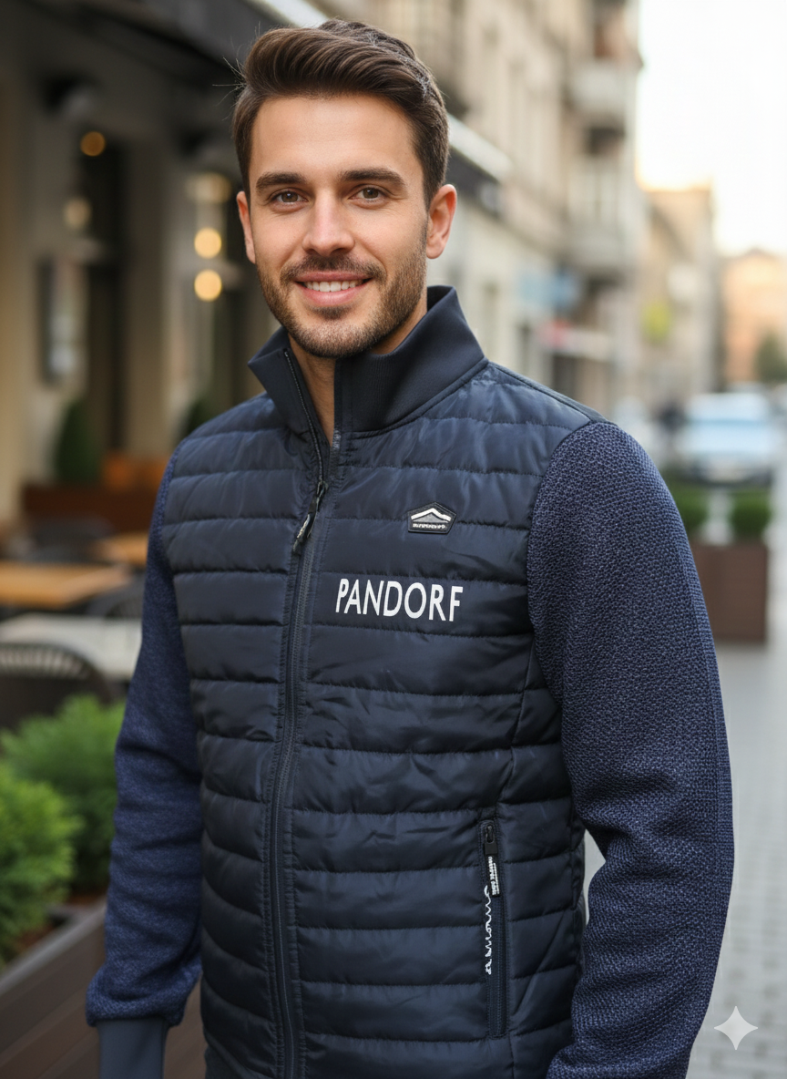 Herren Übergangsjacke mit Strickärmeln - Pandorf