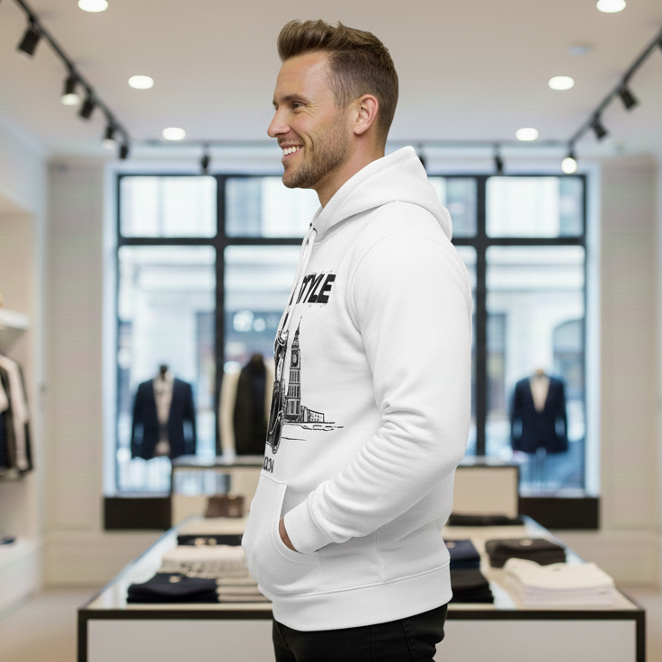 Herren Hoodie "London Teddy Edition"