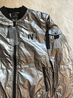 Herren Bomberjacke – No.1 Style (Silber2)