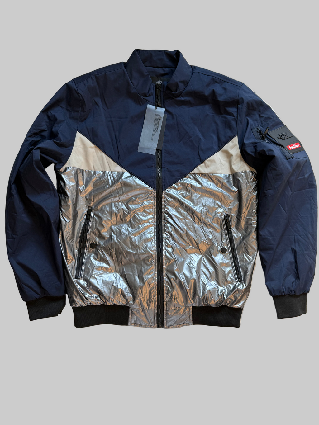 Herren Übergangsjacke – zweifarbig, leicht & modern