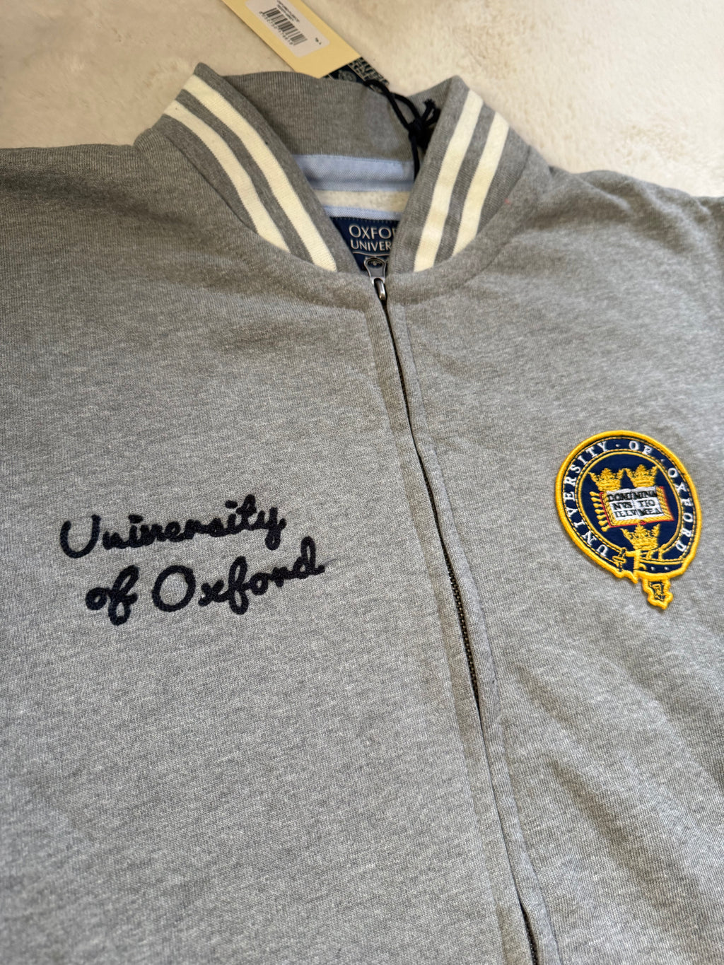 Herren Sweatshirtjacke Oxford University