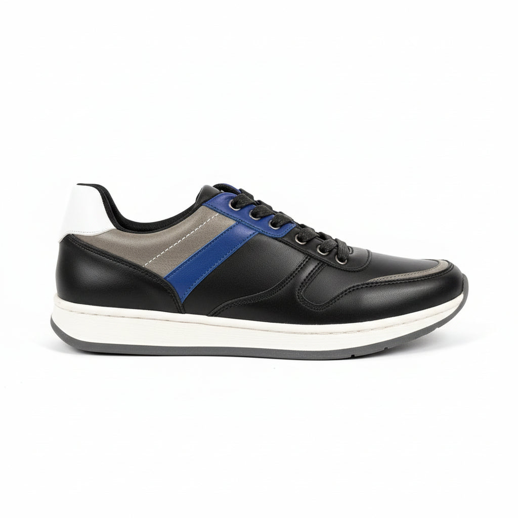 Duca di Morrone – Herren Sneaker „HARVIE“ (Black) Hauptbild