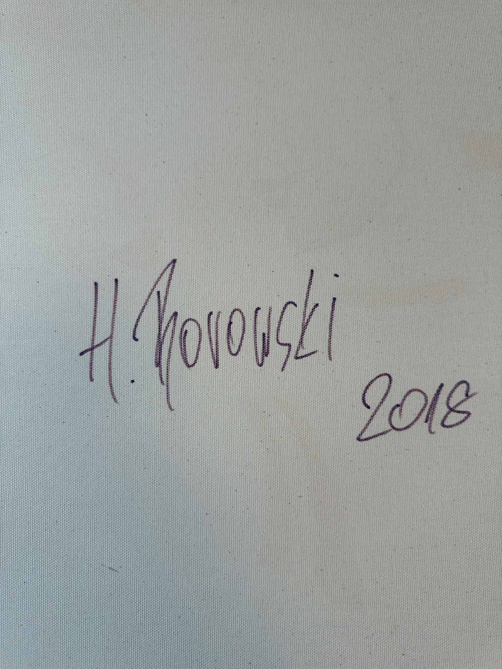 Modernes farbiges Gemälde Öl auf Leinwand Original abstraktes Porträt 50x60cm