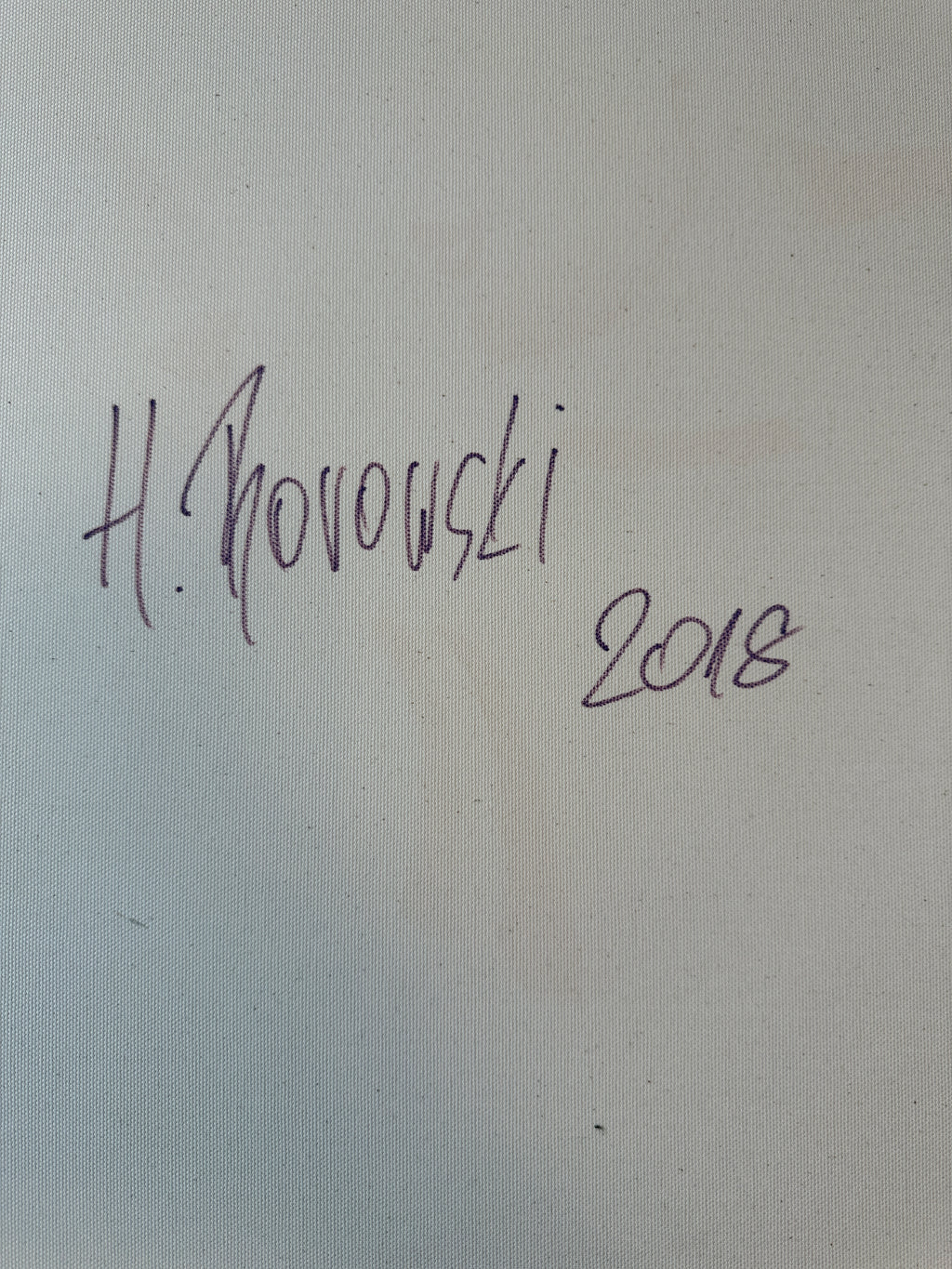 Modernes farbiges Gemälde Öl auf Leinwand Original abstraktes Porträt 50x60cm