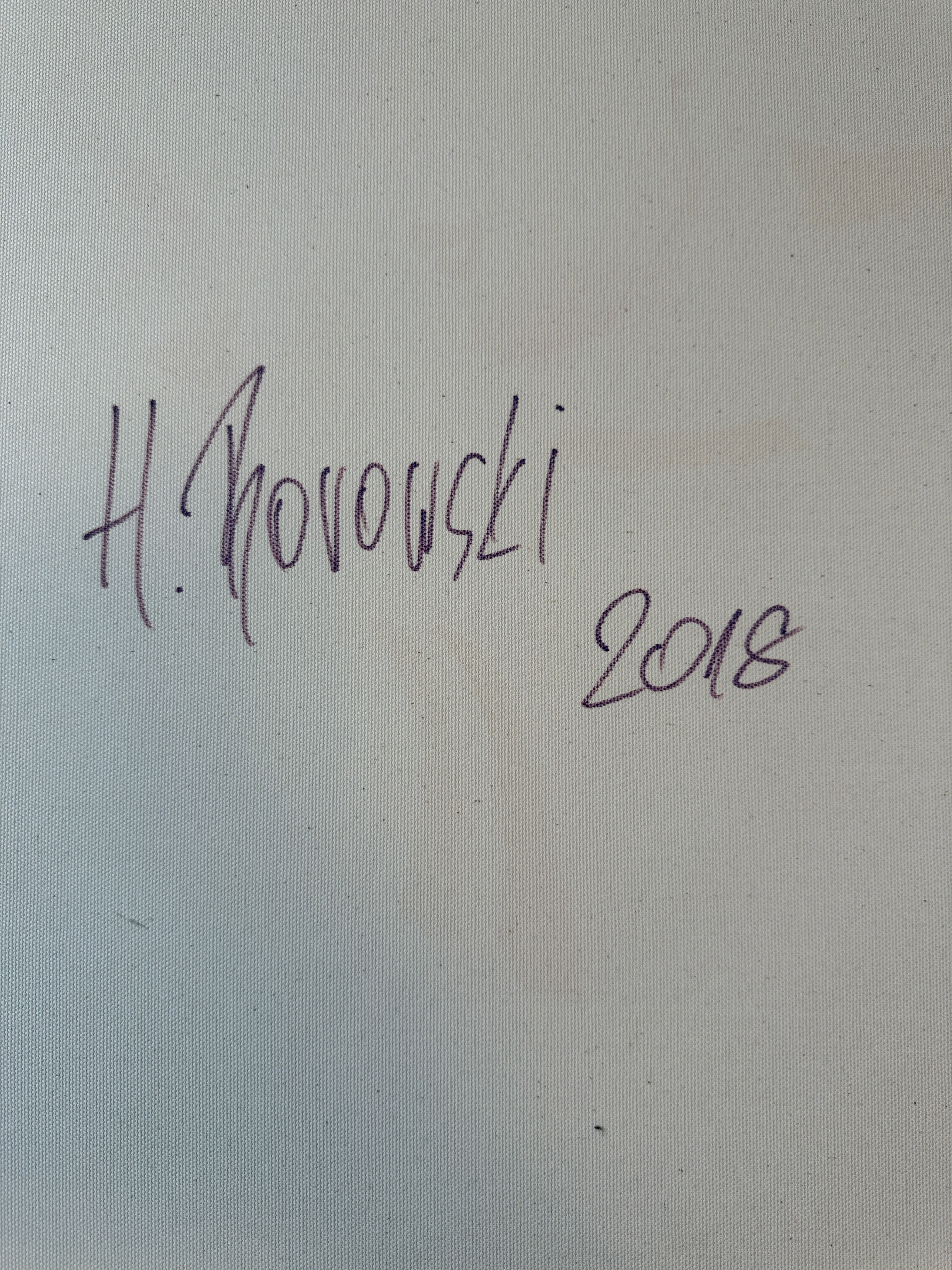 Modernes farbiges Gemälde Öl auf Leinwand Original abstraktes Porträt 50x60cm