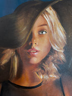 Italienisches Frauenporträt – Original Ölgemälde von Lidia McGrigor 80×60 cm