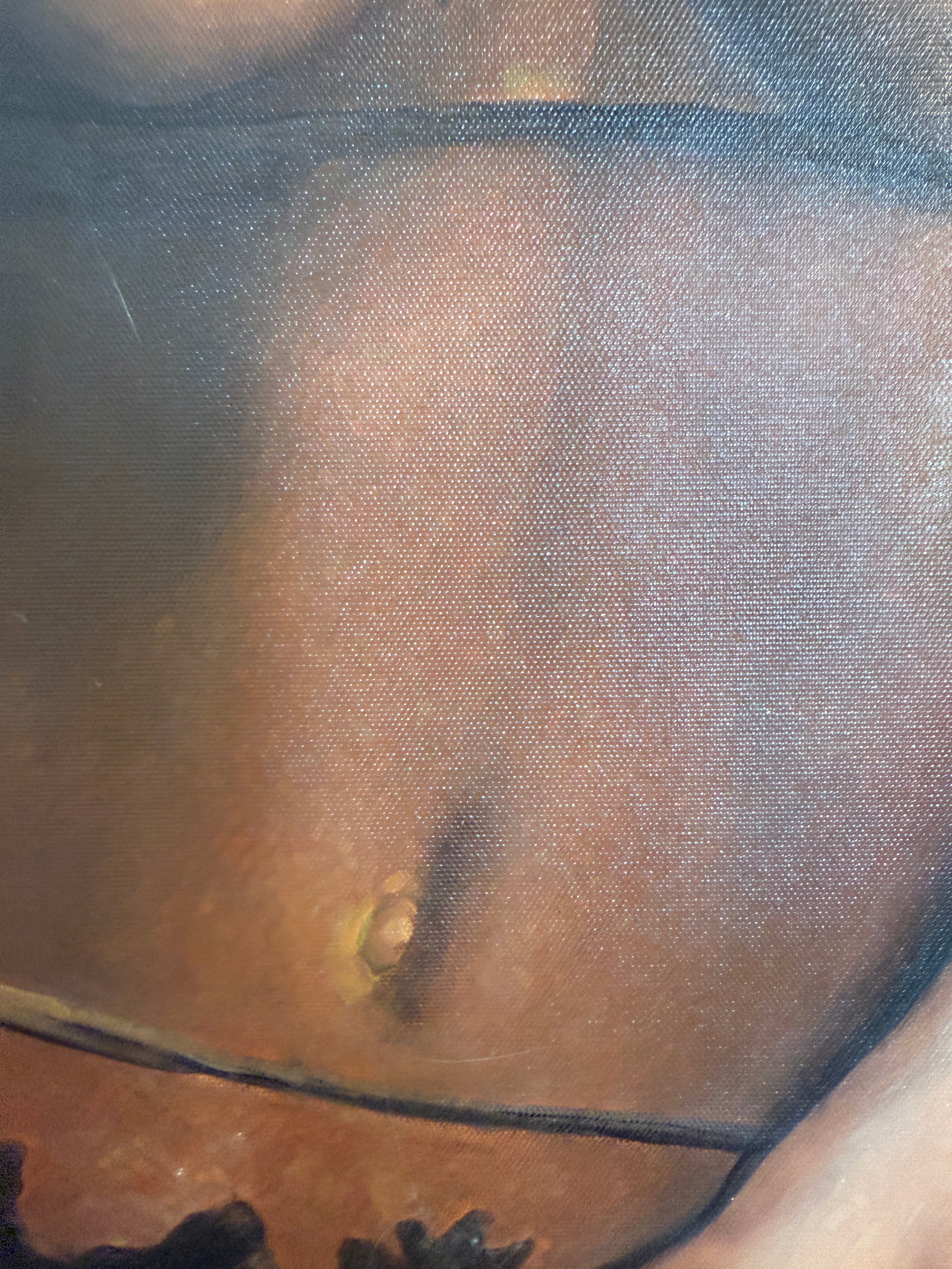 Italienisches Frauenporträt – Original Ölgemälde von Lidia McGrigor 80×60 cm