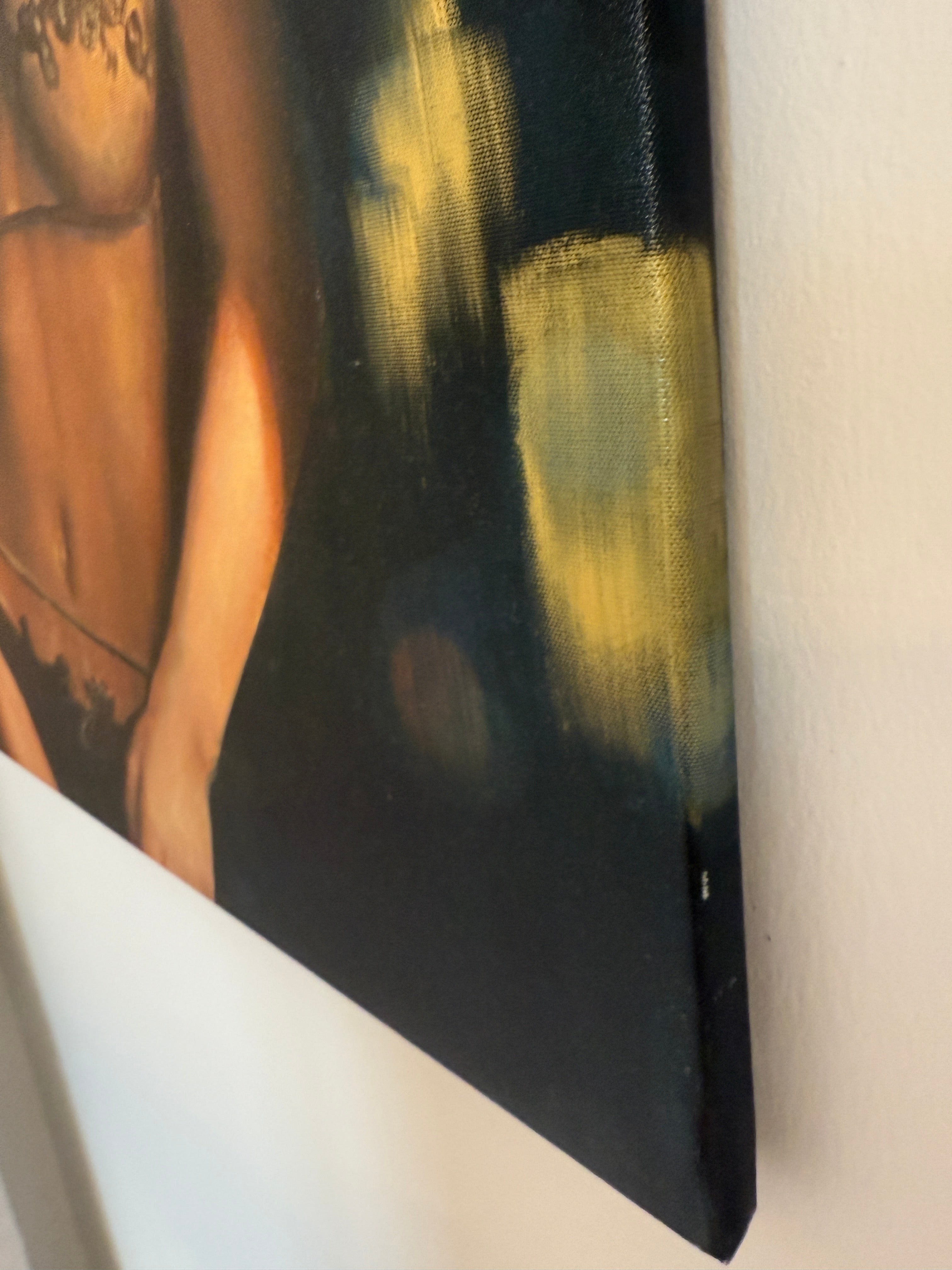 Italienisches Frauenporträt – Original Ölgemälde von Lidia McGrigor 80×60 cm