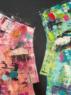 Original Gemälde „Look“ – Piotr Piskorz, Acryl auf Leinwand 70×50 cm,