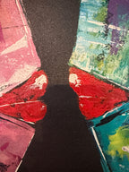 Original Gemälde „Look“ – Piotr Piskorz, Acryl auf Leinwand 70×50 cm,