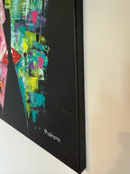 Original Gemälde „Look“ – Piotr Piskorz, Acryl auf Leinwand 70×50 cm,