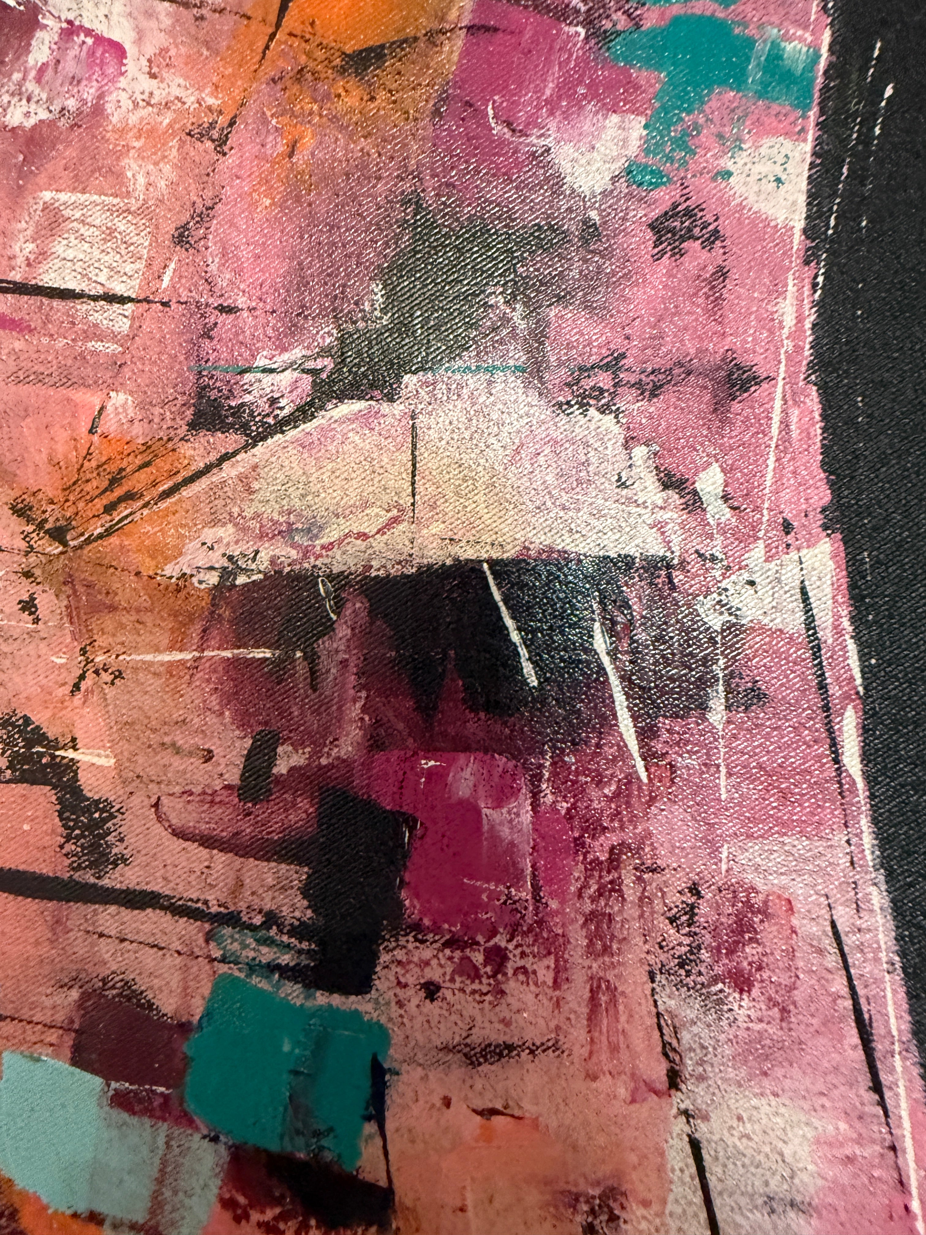 Original Gemälde „Look“ – Piotr Piskorz, Acryl auf Leinwand 70×50 cm,