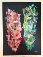 Original Gemälde „Look“ – Piotr Piskorz, Acryl auf Leinwand 70×50 cm,