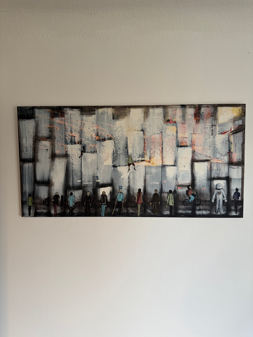 Original Ölgemälde – Filip Łoziński - Portrait of Society 5“ – 100×50cm