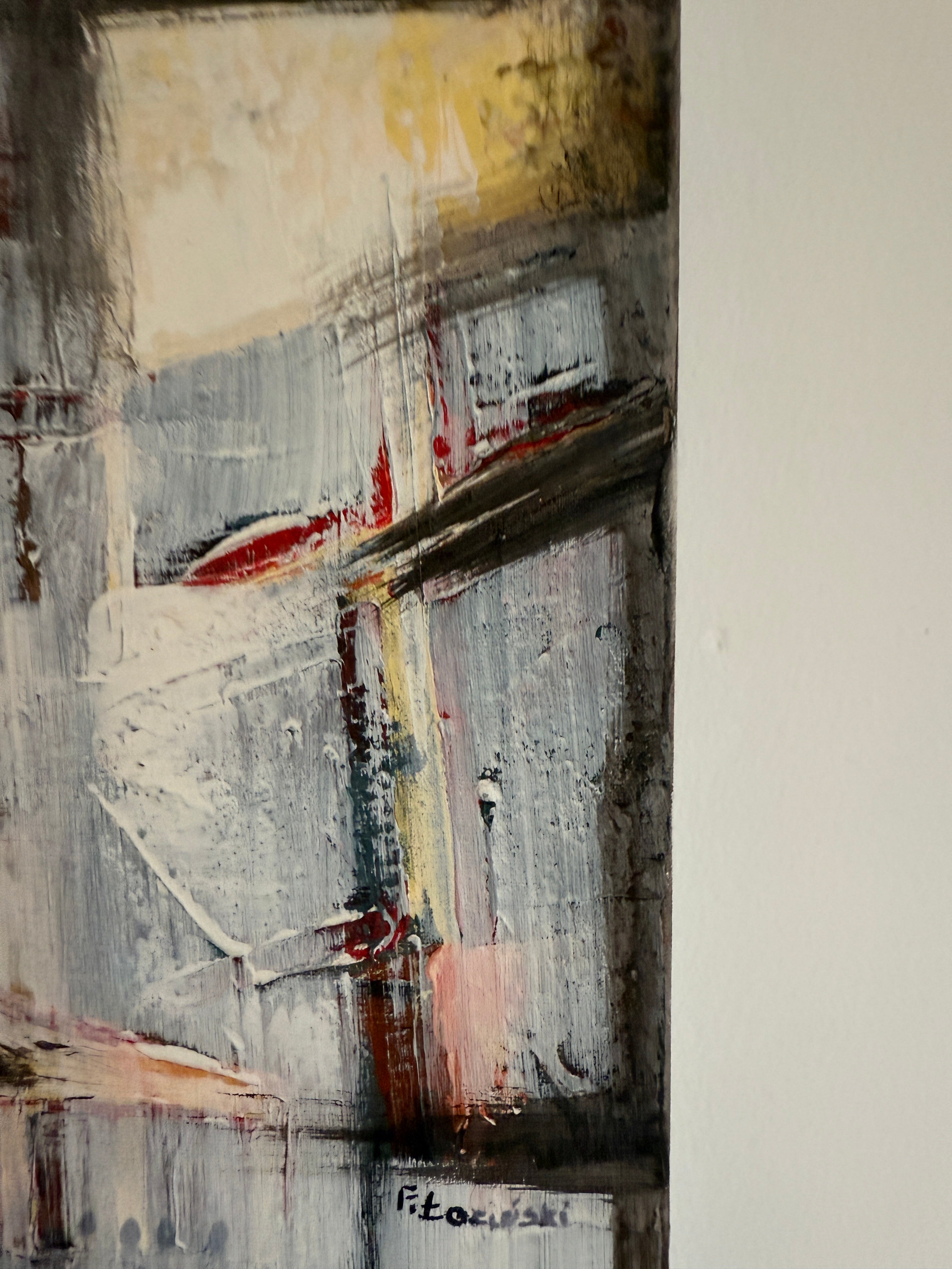 Original Ölgemälde – Filip Łoziński - Portrait of Society 5“ – 100×50cm Zweitbild