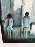 Original Ölgemälde Filip Łoziński – „Another Brick in the Wall- 100×70 cm