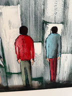 Original Ölgemälde Filip Łoziński – „Another Brick in the Wall- 100×70 cm