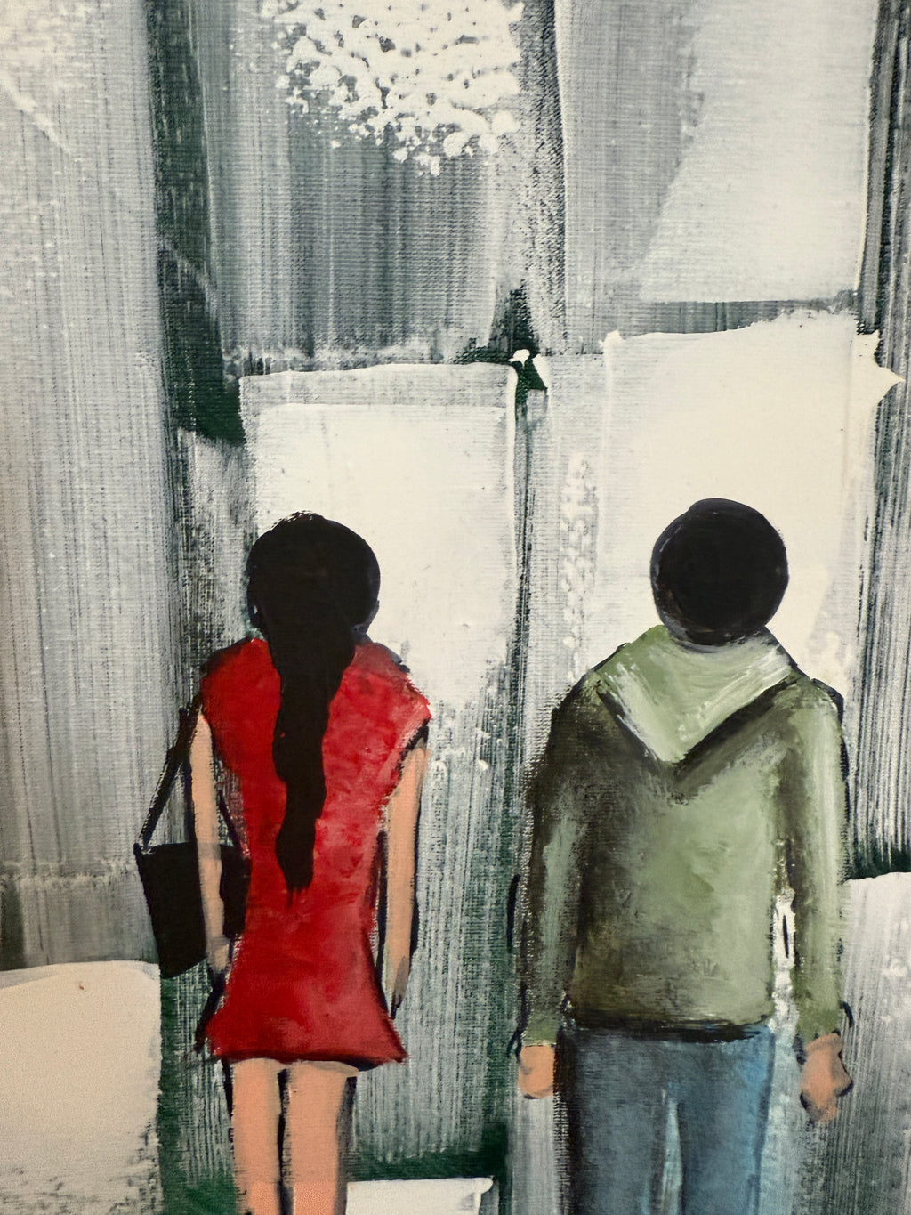 Original Ölgemälde Filip Łoziński – „Another Brick in the Wall- 100×70 cm