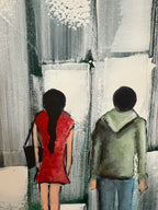 Original Ölgemälde Filip Łoziński – „Another Brick in the Wall- 100×70 cm