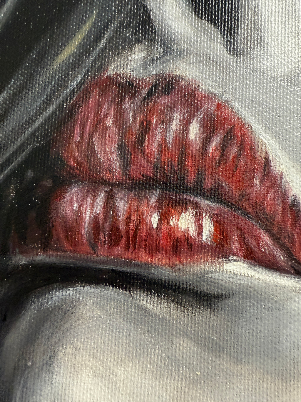 Elegant Portrait “Proud” – Original Ölbild auf Leinwand 60×40 cm, signiert